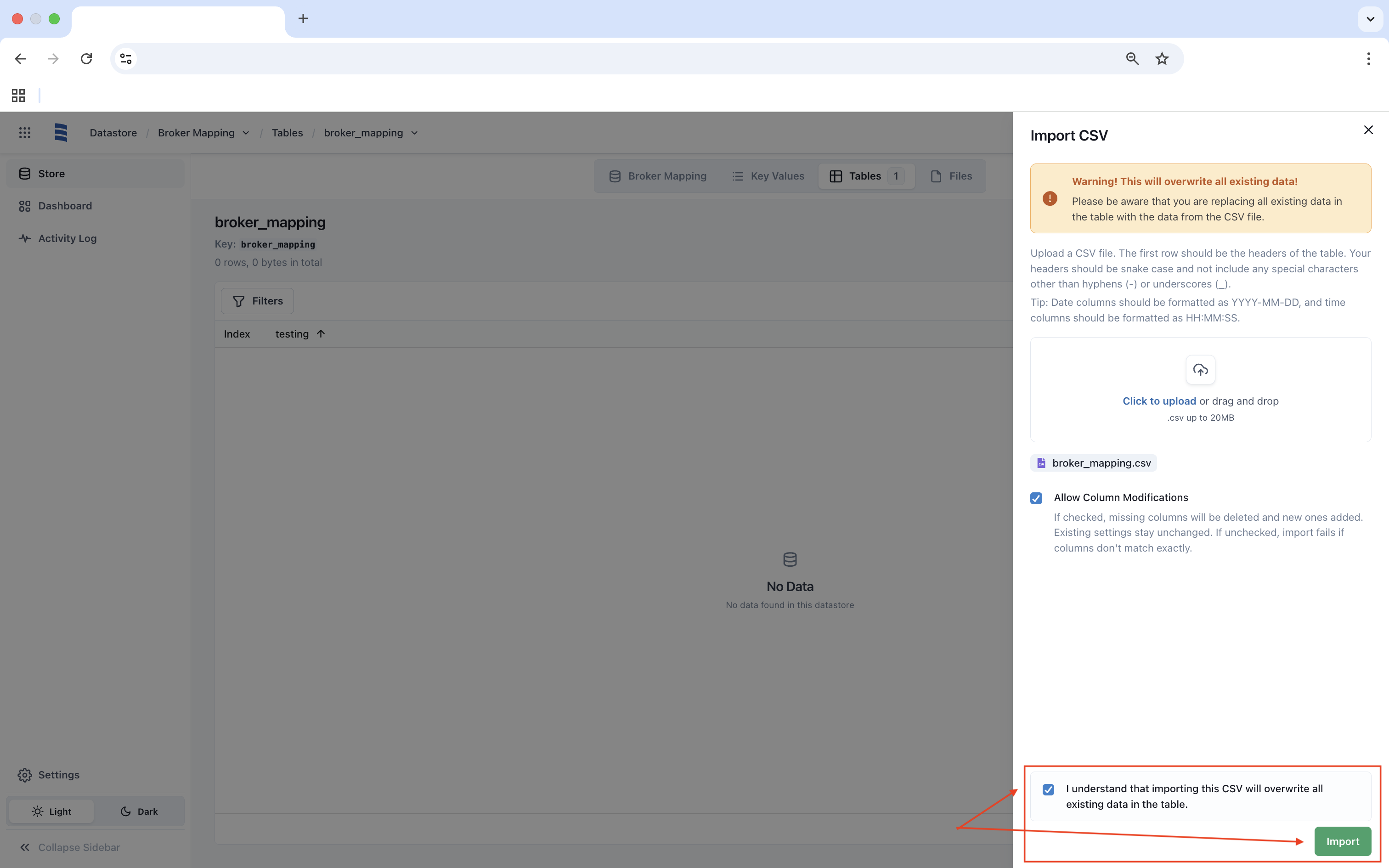 datastore