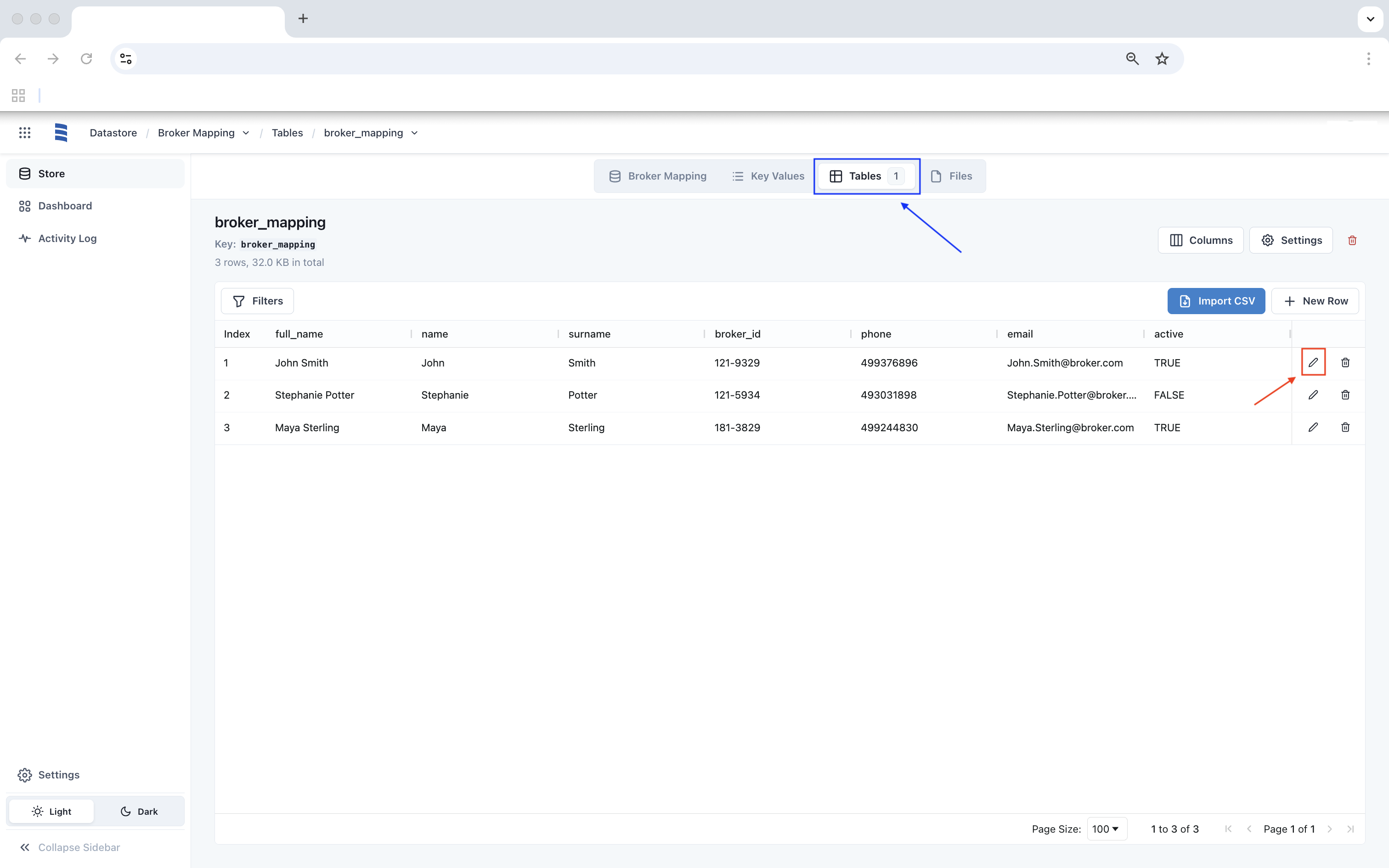 datastore